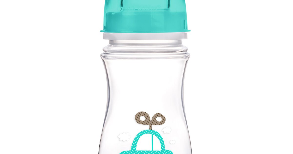 Biberón anticólicos boca ancha EasyStart 240ml - Toys AZUL